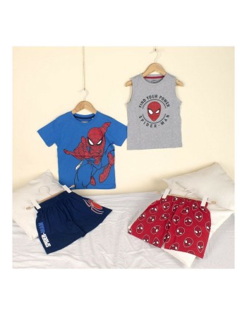 Pijama de Verano Spider-Man Gris