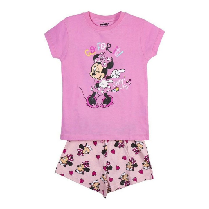 Børnepyjamasser Minnie Mouse Pink