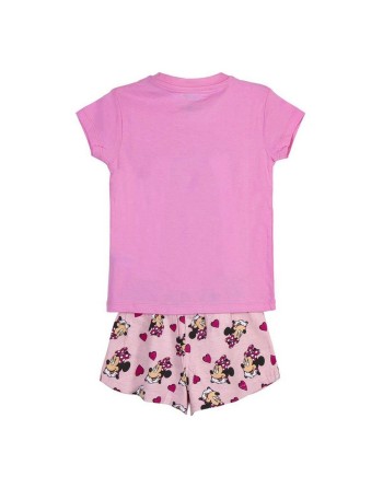 Pijama de Verano Minnie Mouse Rosa