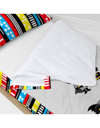 Quilt Cover without Filling HappyFriday Mr Fox Bat Multicolour 90 x 200 cm