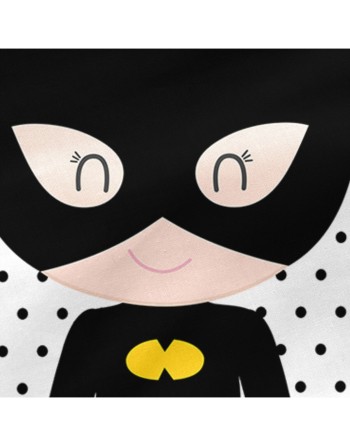 Housse de couette non rembourrée HappyFriday Mr Fox Bat Multicouleur 90 x 200 cm