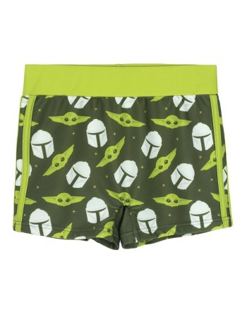 Bañador Boxer Para Niños The Mandalorian Verde