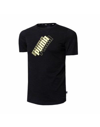 T-shirt à manches courtes enfant Puma Power Logo Noir