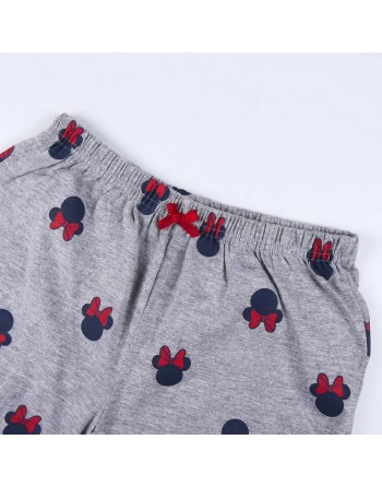 Pijama de Verano Minnie Mouse Azul oscuro Gris