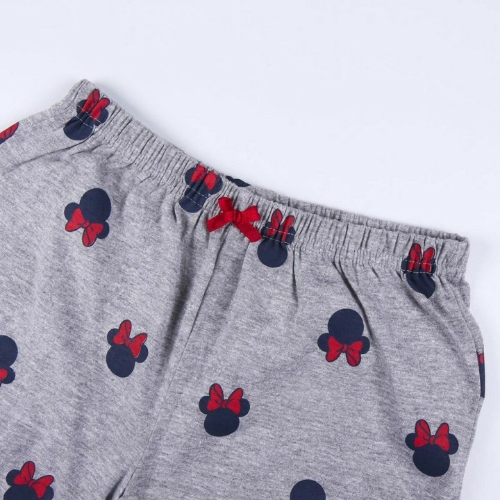 Pijama de Verano Minnie Mouse Azul oscuro Gris