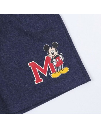 Sommer-Schlafanzug Mickey Mouse Rot