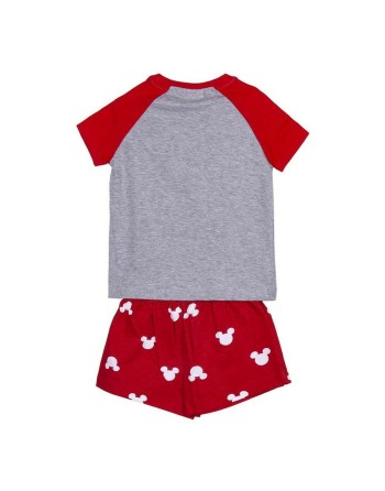 Børnepyjamasser Minnie Mouse Rød Grå