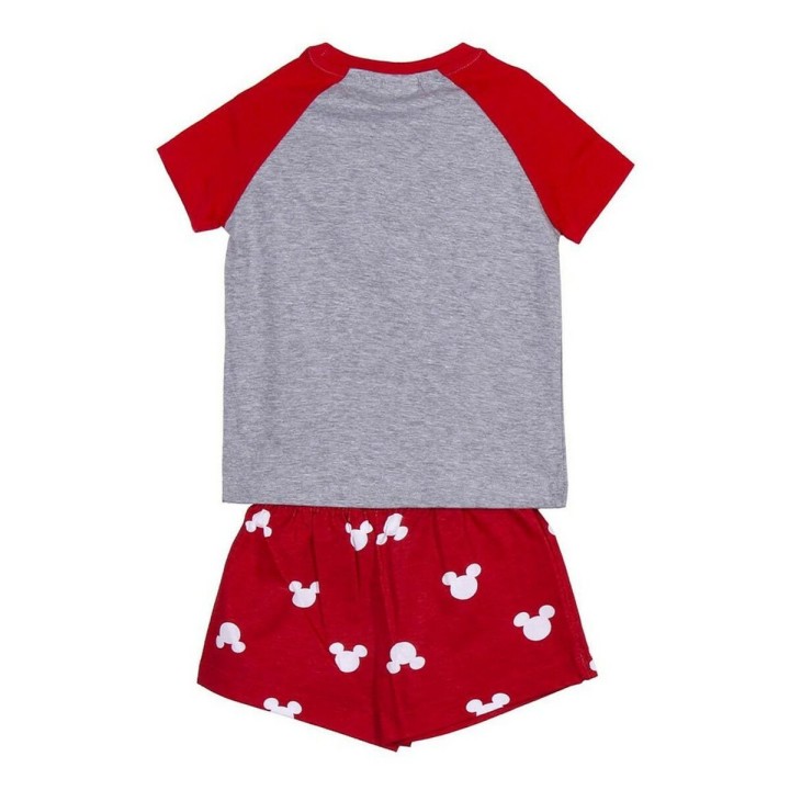 Børnepyjamasser Minnie Mouse Rød Grå