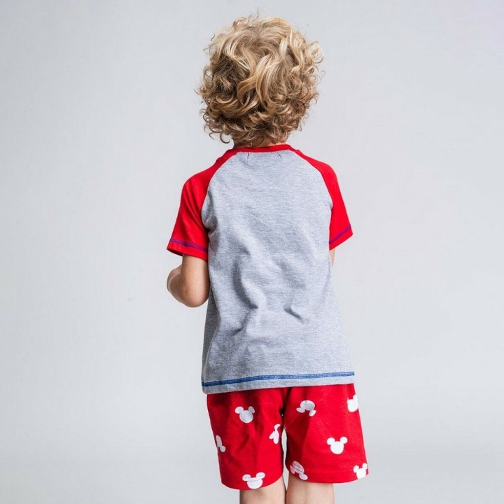 Børnepyjamasser Mickey Mouse Rød Grå