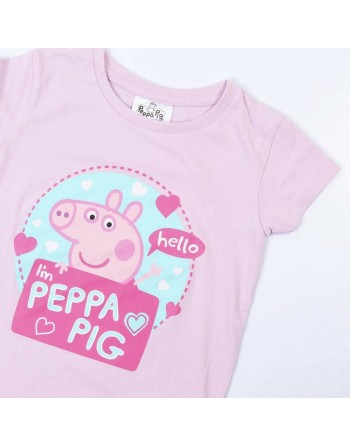 Sommer-Schlafanzug Peppa Pig Rosa