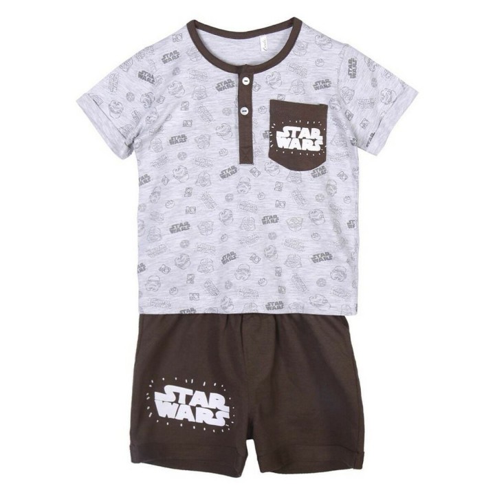 Sæt med tøj Star Wars Grå