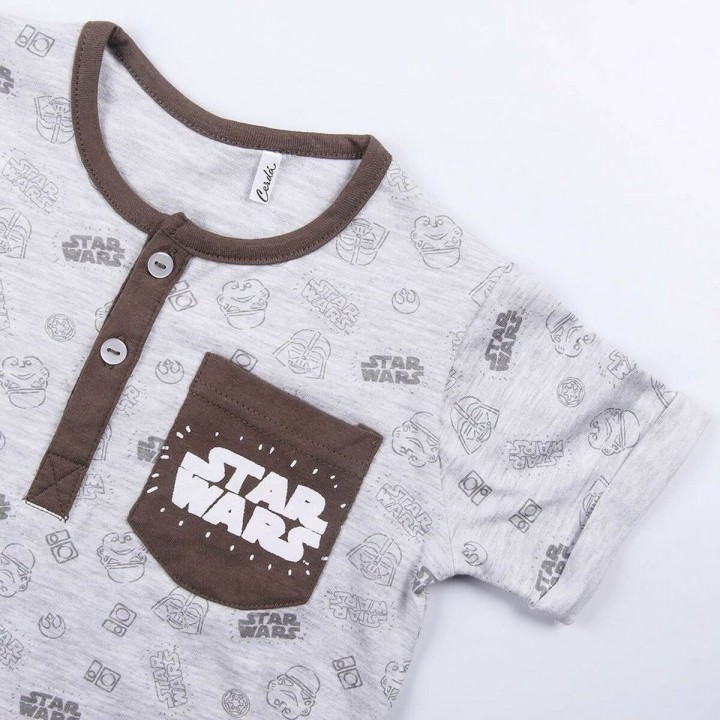 Sæt med tøj Star Wars Grå