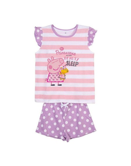 Summer Pyjama Peppa Pig Pink Purple