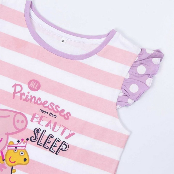 Børnepyjamasser Peppa Pig Pink Lilla