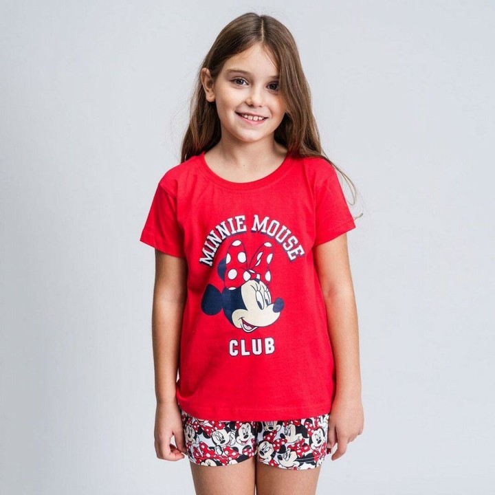Børnepyjamasser Minnie Mouse Rød