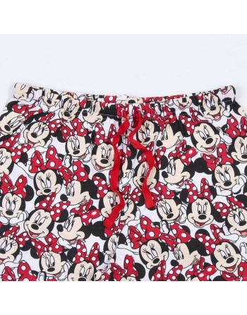 Sommer-Schlafanzug Minnie Mouse Rot