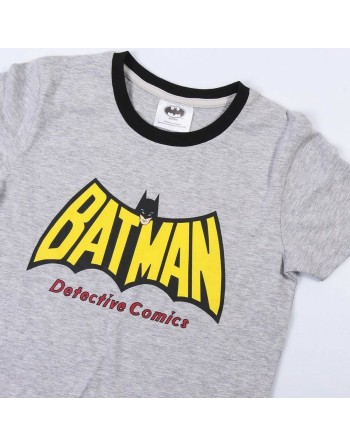 Sommer-Schlafanzug Batman Grau
