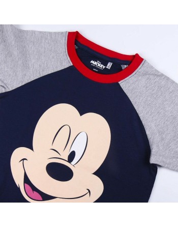 Pyjama D'Été Mickey Mouse Gris