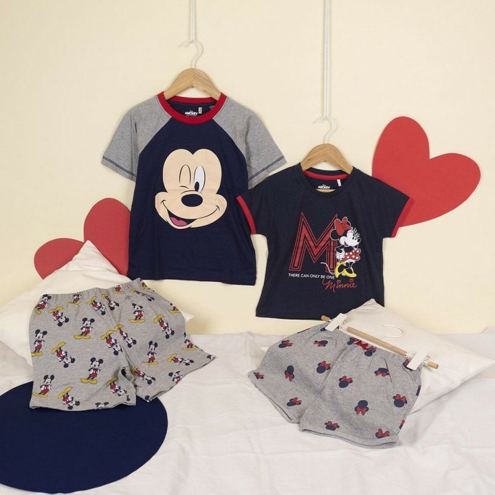 Børnepyjamasser Mickey Mouse Grå