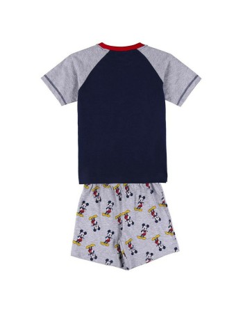 Sommer-Schlafanzug Mickey Mouse Grau