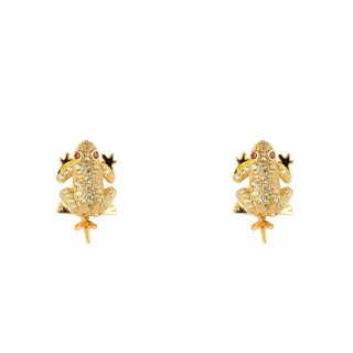 Øreringe til kvinder Lancaster JLA-EAR-FROG-6 1,2 cm