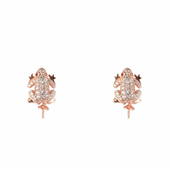 Øreringe til kvinder Lancaster JLA-EAR-FROG-2 1,2 cm