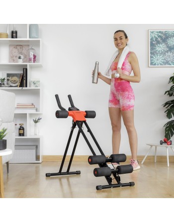 Folding Abdominal Machine with Exercise Guide Plawer InnovaGoods
