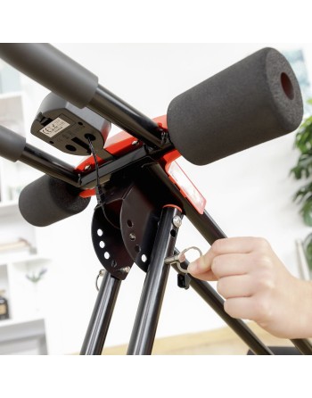 Folding Abdominal Machine med træningsguide Plawer InnovaGoods