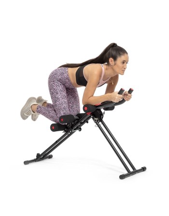 Folding Abdominal Machine with Exercise Guide Plawer InnovaGoods