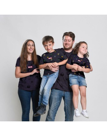 Herren Kurzarm-T-Shirt Marvel Dunkelblau Erwachsene