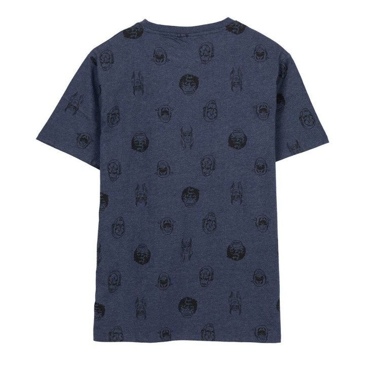 Kortærmet T-shirt til Mænd Marvel Mørkeblå Voksne