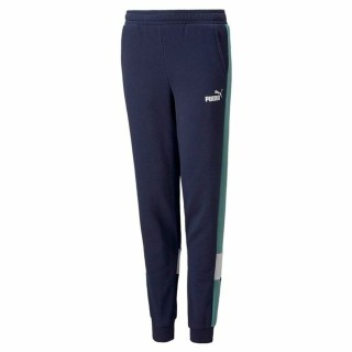 Træningsdragt til børn underdele Puma Essential+ Colorblock B Mørkeblå