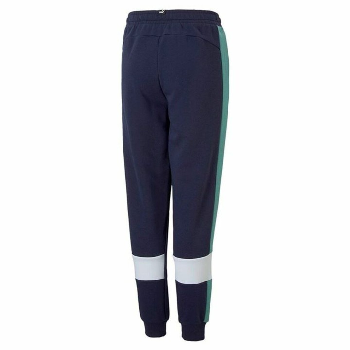 Træningsdragt til børn underdele Puma Essential+ Colorblock B Mørkeblå
