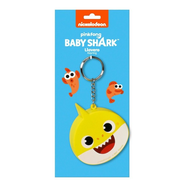 Nøglesnor Baby Shark Beach day Gul Lyseblå