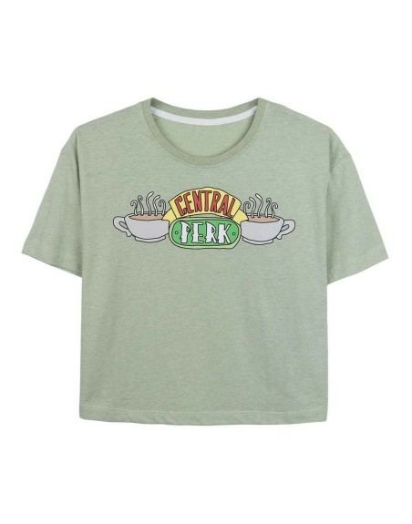 Maglia a Maniche Corte Donna Friends Verde Chiaro