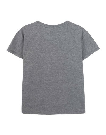 Maglia a Maniche Corte Donna Snoopy Grigio Grigio scuro