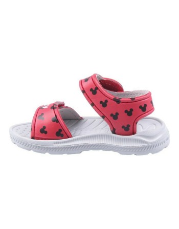 Beach Sandals Mickey Mouse Red
