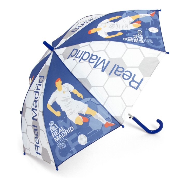 Ombrello automatico Real Madrid C.F. Azzurro Bianco