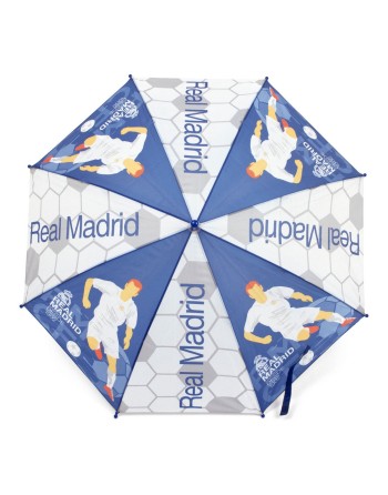 Ombrello automatico Real Madrid C.F. Azzurro Bianco