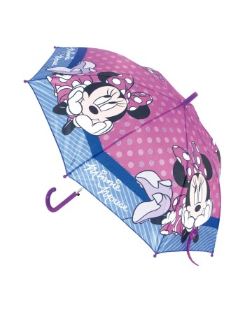 Automatisk paraply Minnie Mouse Lucky Pink (Ø 84 cm)