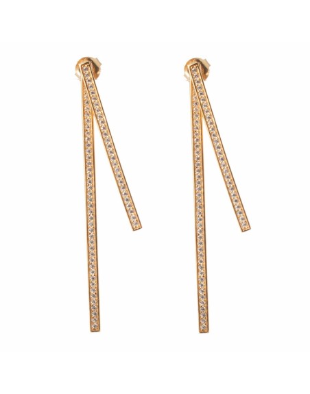 Ladies' Earrings Sif Jakobs SJ-E1036-CZ-RG 6 cm