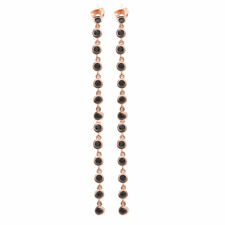 Pendientes Mujer Sif Jakobs E1003-BK-RG 10 cm