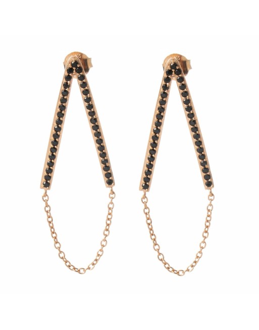 Boucles d´oreilles Femme Sif Jakobs SJ-E1009-BK(RG) 3 cm