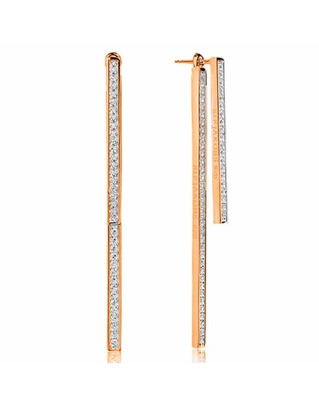 Øreringe til kvinder Sif Jakobs SJ-E1035-CZ-RG 5 cm