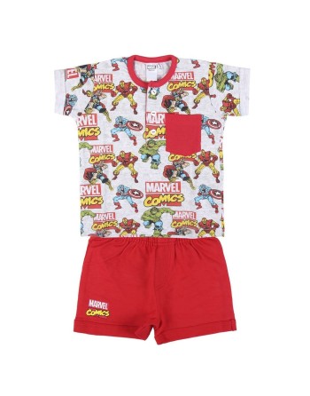Conjunto de Ropa Marvel Rojo