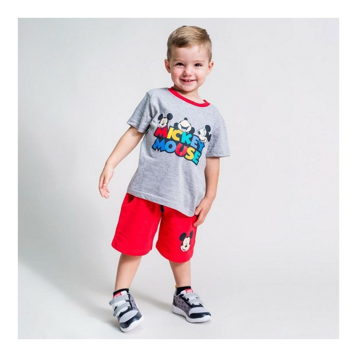 Sæt med tøj Mickey Mouse Grå