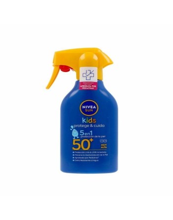 Spray solare per bambini Nivea Sun Niños Protege Cuida Spf 50 270 ml