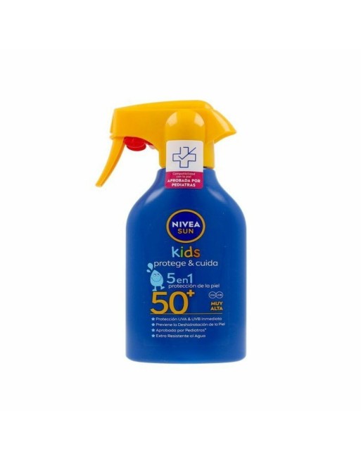 Sunscreen Spray for Children Nivea Sun Niños Protege Cuida Spf 50 270 ml