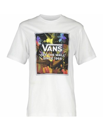 T-shirt à manches courtes enfant Vans Flowers Blanc
