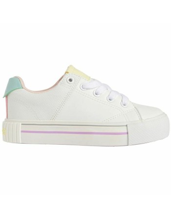 Chaussures de Sport pour Enfants Kappa Lifestyle Tudy Blanc